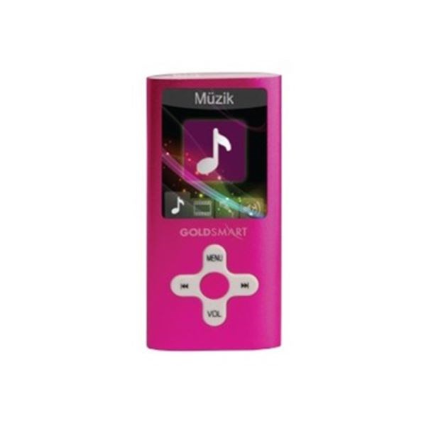 Goldmaster GoldSmart MP4-224 PEMBE 8GB MP3 Çalar